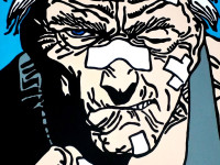 Virro, TORPEDO 2, acrílico sobre tela, 120 x 85 cm.